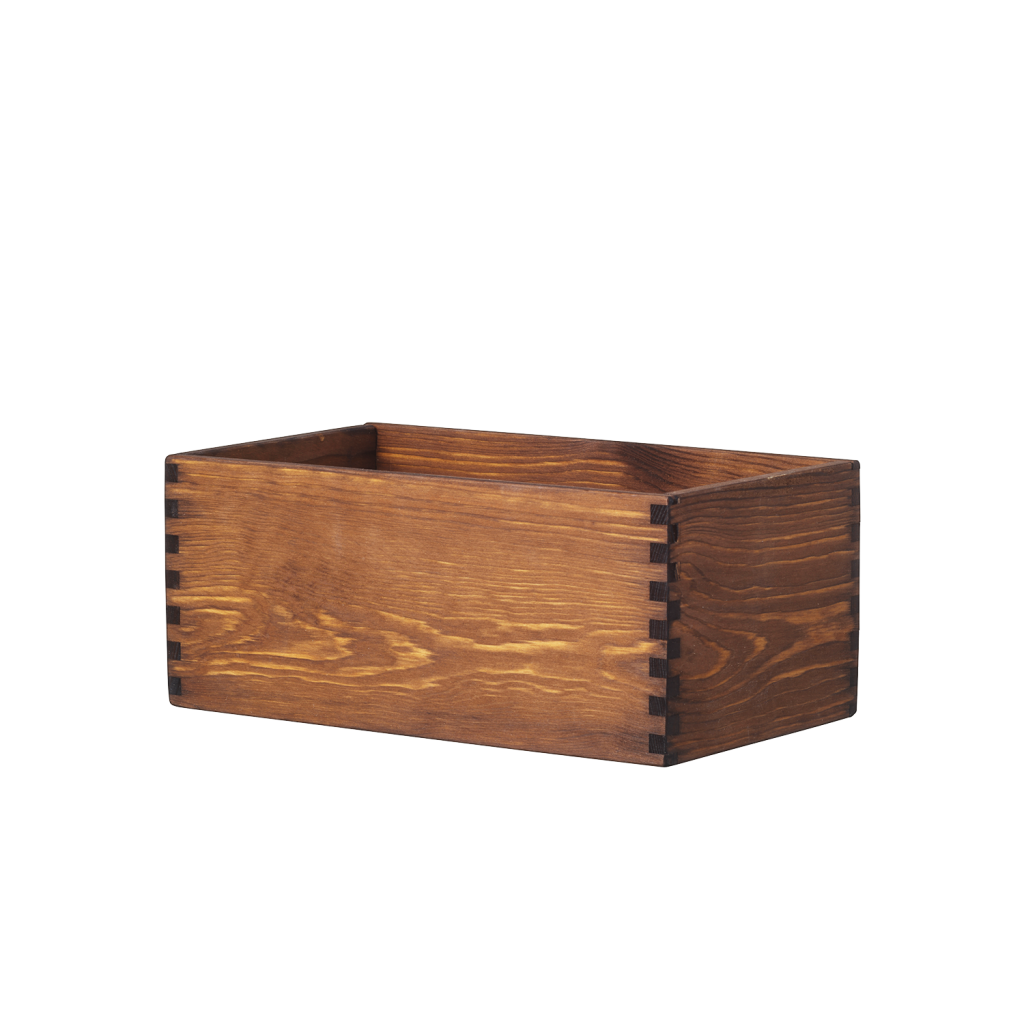 Besticklåda Brun 26x15x11cm Korgboet