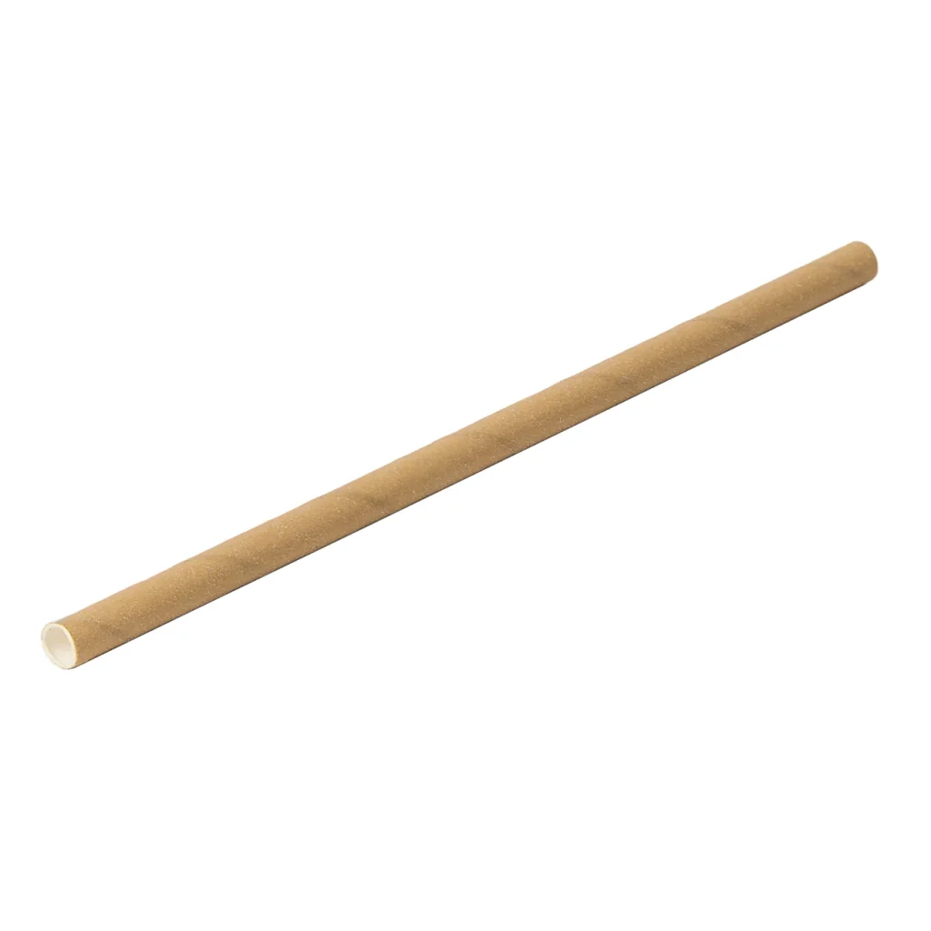 Sugrör papper 200mm beige 250-p