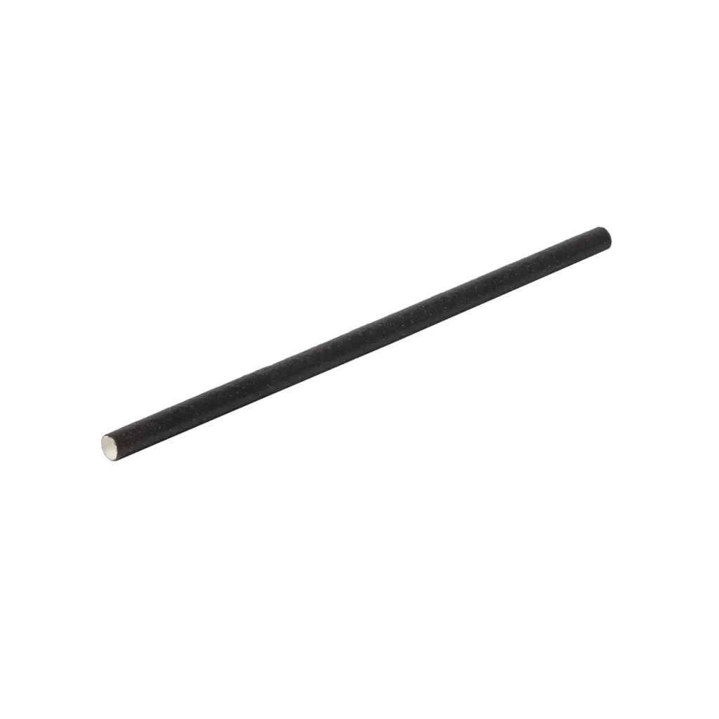Sugrör papper 89mm/150mm svart 250-p