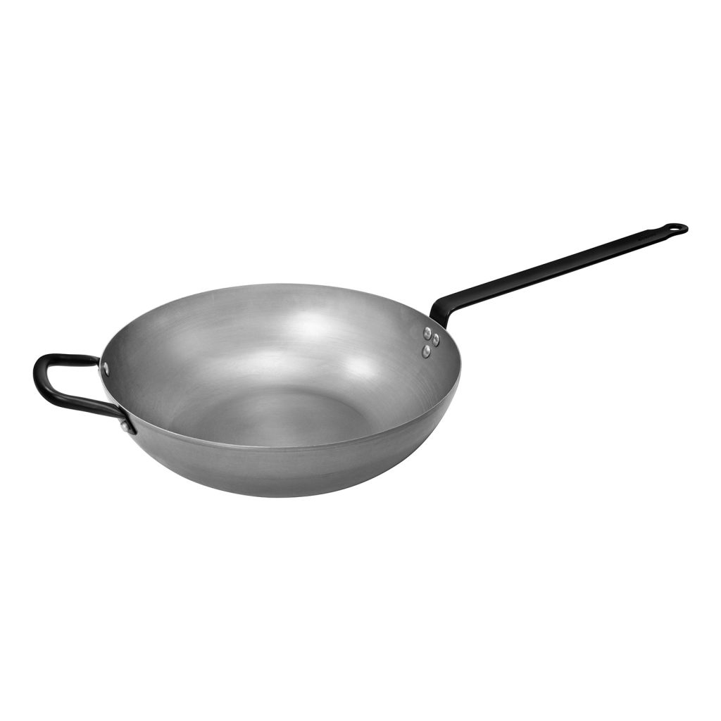 Wokpanna 34cm Kolstål Exxent.