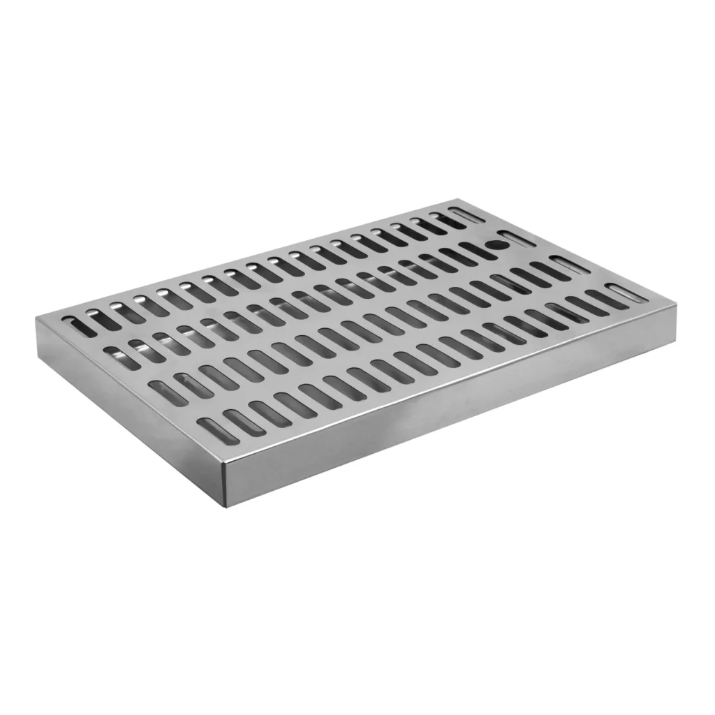 Spillbricka rostfritt stål 297x192mm