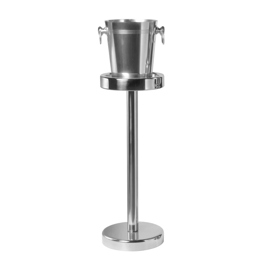 Vinkylarställ rostfri h.68cm/innerd.21cm