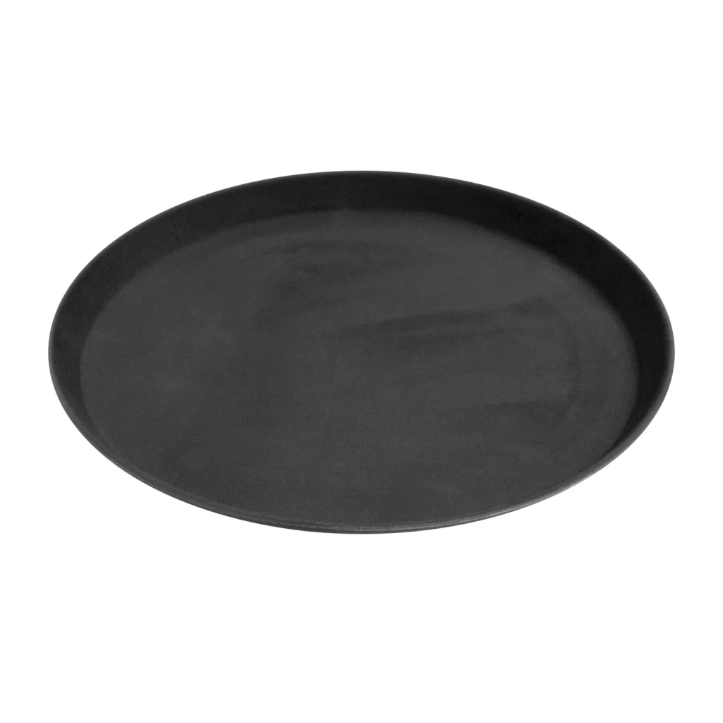 Barbricka 36cm rund svart