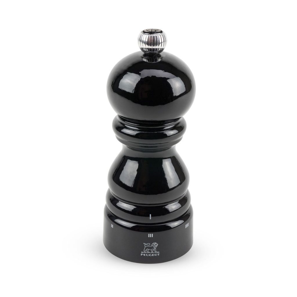 Pepparkvarn Svart lack 12cm Paris, Peugeot.