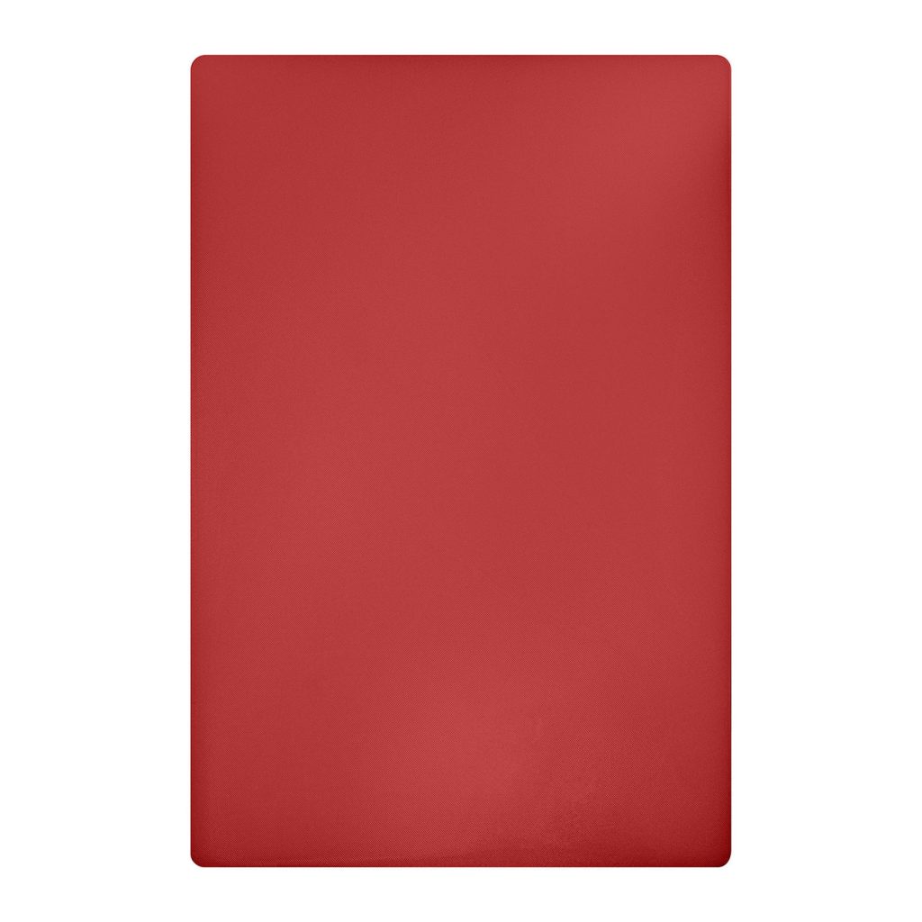 Skärbräda 50x35cm röd Polyeten.