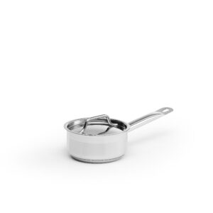 Kastrull med lock 1L Rostfritt stål Patina.