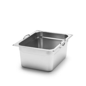 Kantin GN 1/2-150 med handtag Rostfritt stål 18/10 Patina.