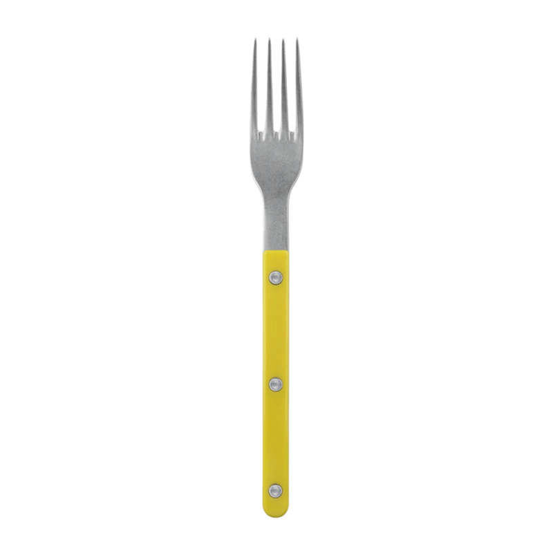 Bordsgaffel Bistrot Vintage Yellow Sabre 220 mm