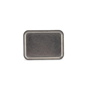 Serveringsbricka 22x16 cm vintage silver