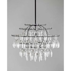 Lampa Klasen 40 glas svart