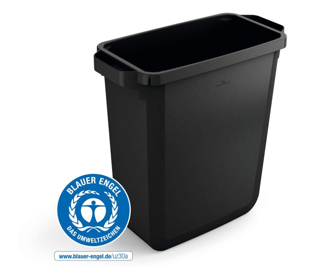 Tunna rekt.60L svart 590x282x600mm