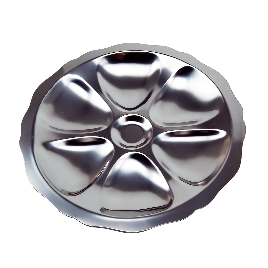 Ostronfat för 6 ostron 29,5x24x2cm metall