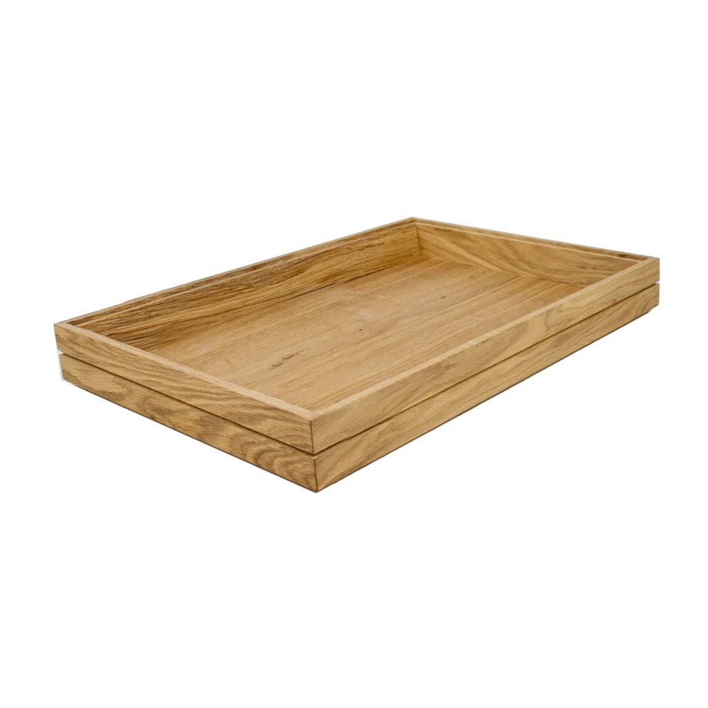 Trälåda GN-1/1 mellan ek 53x32,5x6cm