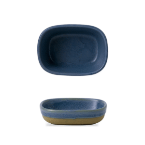 Skål rekt.170x120x50mm Oslo Blue