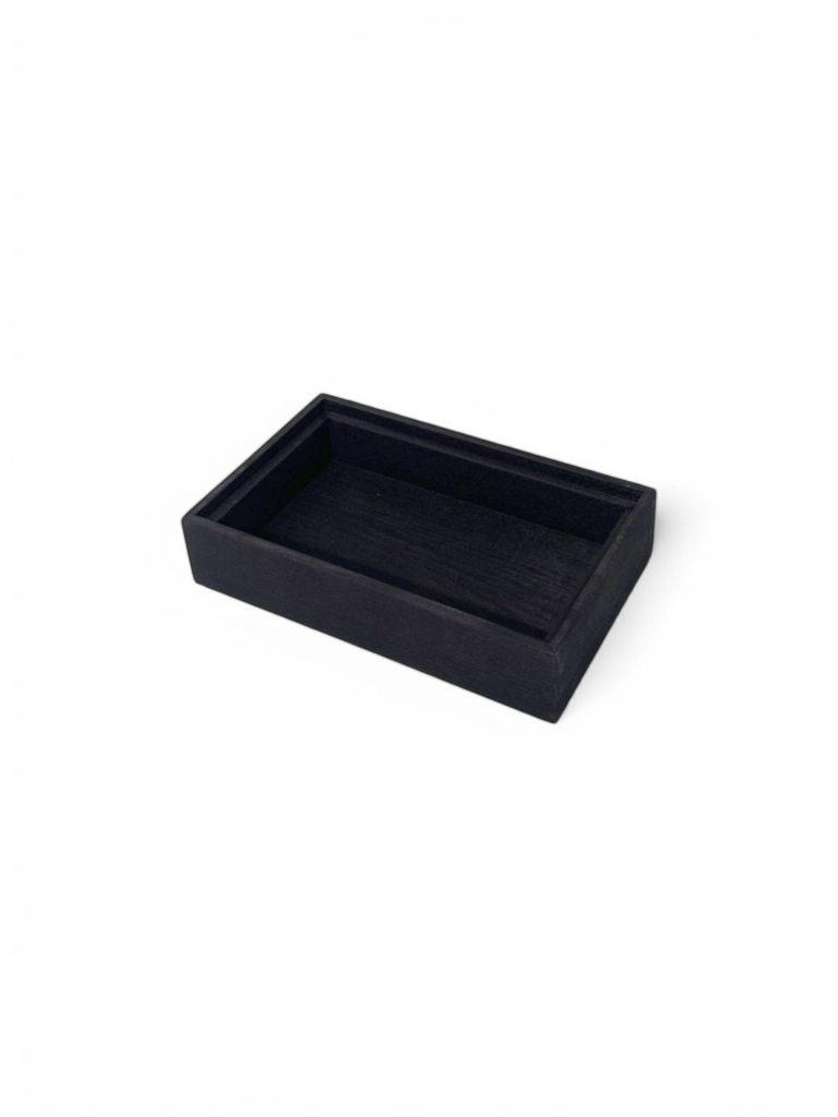 Trälåda 1/4-65 265x162x65mm Svart