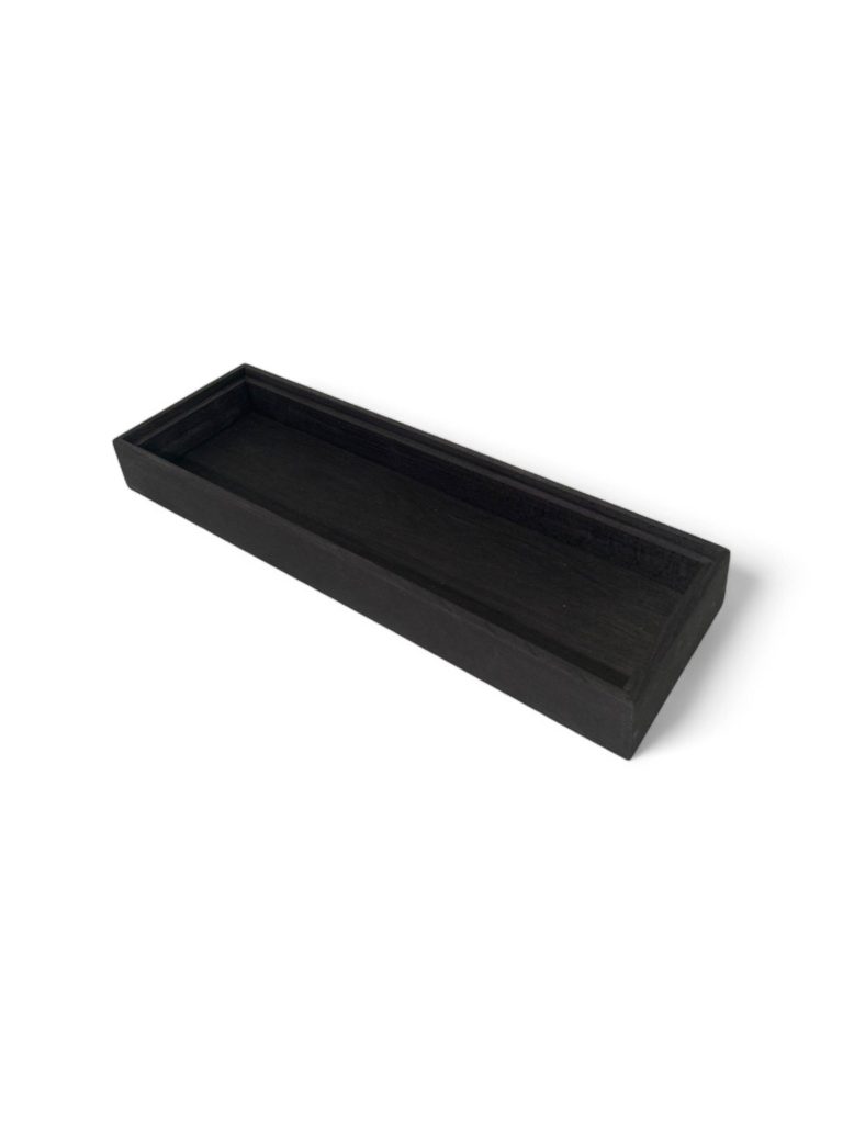 Trälåda 2/4-65 530x162x65mm Svart