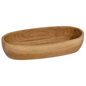 Träskål oval 25x12cm oljad ek Vision