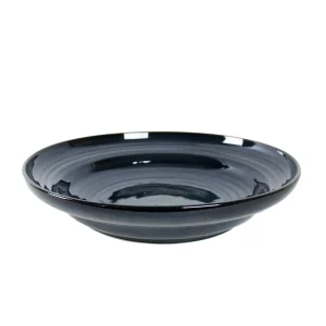 Skål m. bräm 38cm 4L Blå stengods Cavn