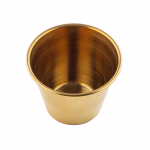 Dippskål 74cl PVD finish Gold