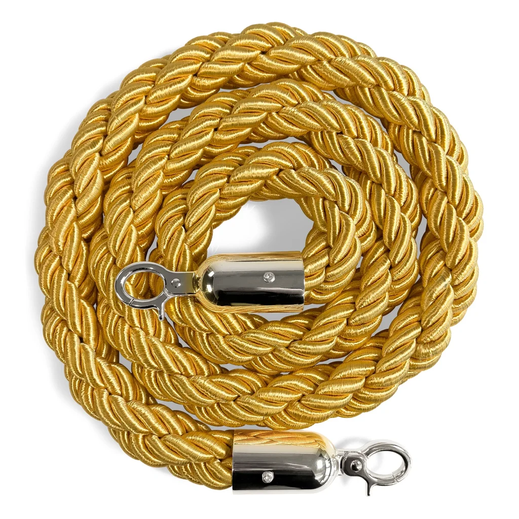 Rep guld/silver hakar L:150cm Xirbi/Exxent