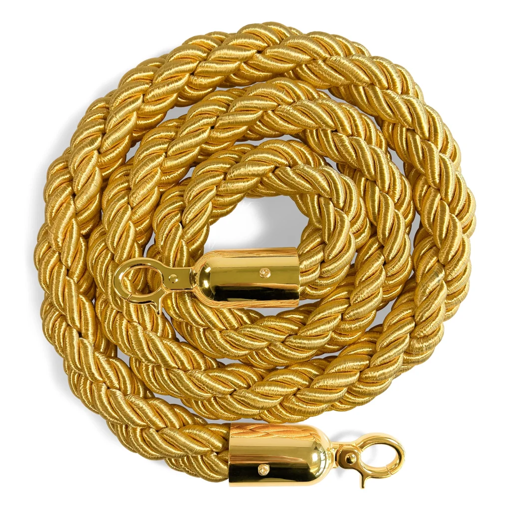 Rep guld/guld hakar L:150cm Xirbi/Exxent