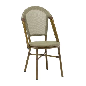 Stol Paris rund oliv Realisera