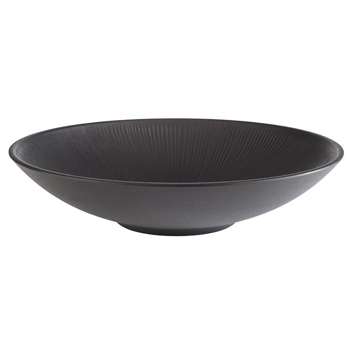 Skål Ø30cm Svart Nero Melamin APS