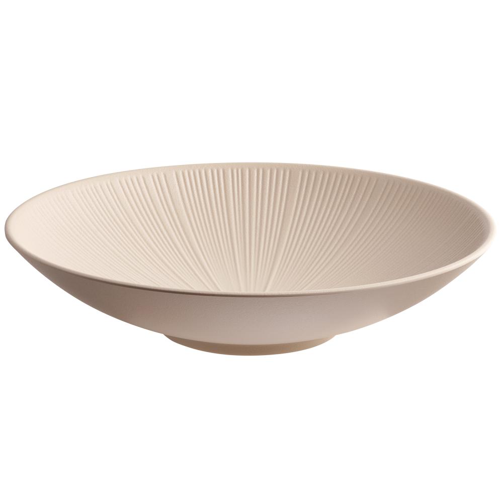Skål Ø35cm Beige Nero Melamin APS