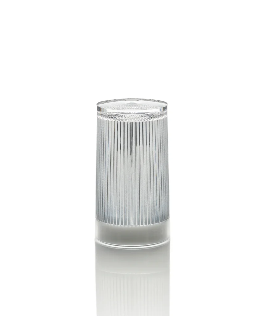 Bordslampa Plisee Glitter H:15x8,3cm
